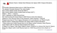 Heat releasing with 8 Space-Elevator's
